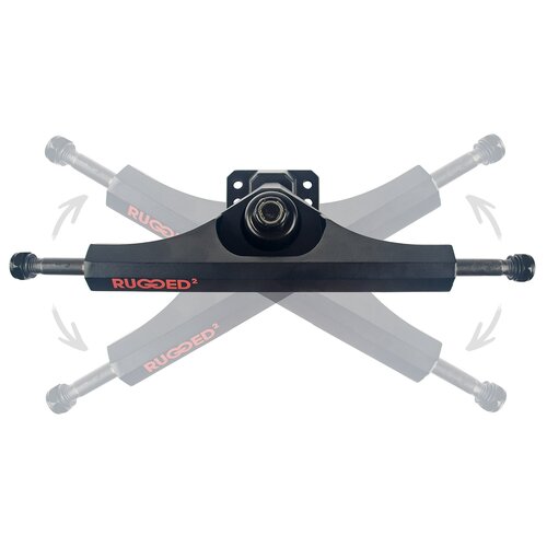 Surfskate // Skatesurf Achsen RUGGED  // Carving & Pumping Trucks - Set Black