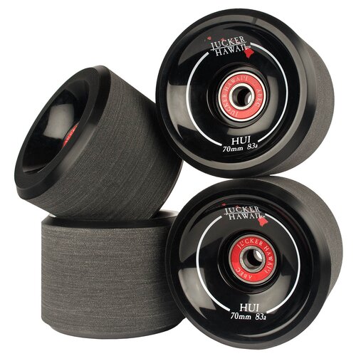 JUCKER HAWAII Longboard Slide Wheels HUI with Bearings & Spacer