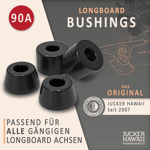 JUCKER HAWAII Longboard BUSHINGS 90A black - for all trucks