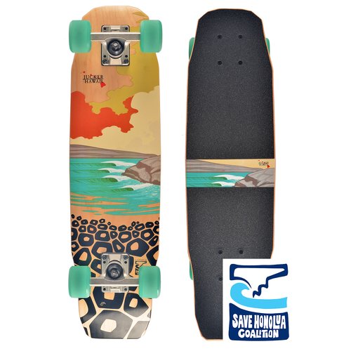 JUCKER HAWAII Mini-Cruiser WOODY-BOARD PONO KICK