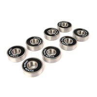 JUCKER HAWAII Longboard Bearings ABEC 11 Black